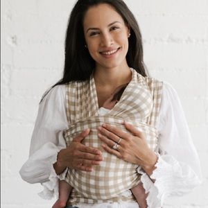 Solly Baby Wrap: Creamy Gingham